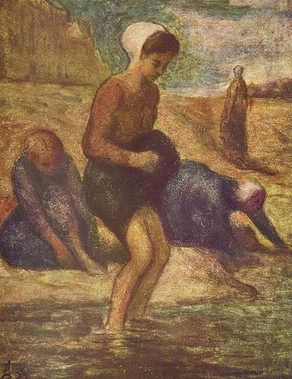 Honore Daumier Badende junge Madchen oil painting image